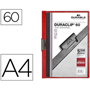 DURABLE DOSSIER DURACLIP A4 60H ROJO 2209-03